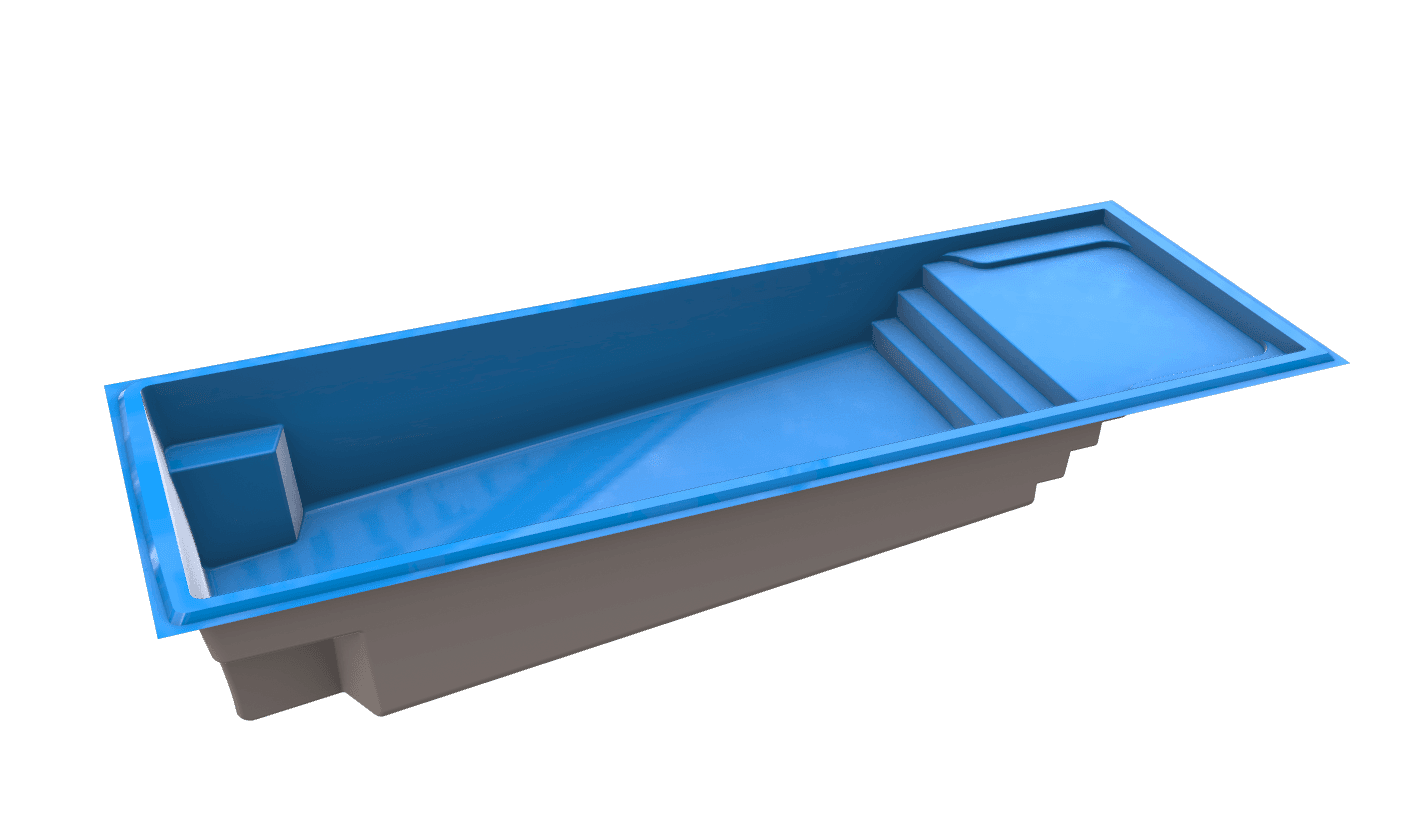 Colombian Beach 3D model render 3