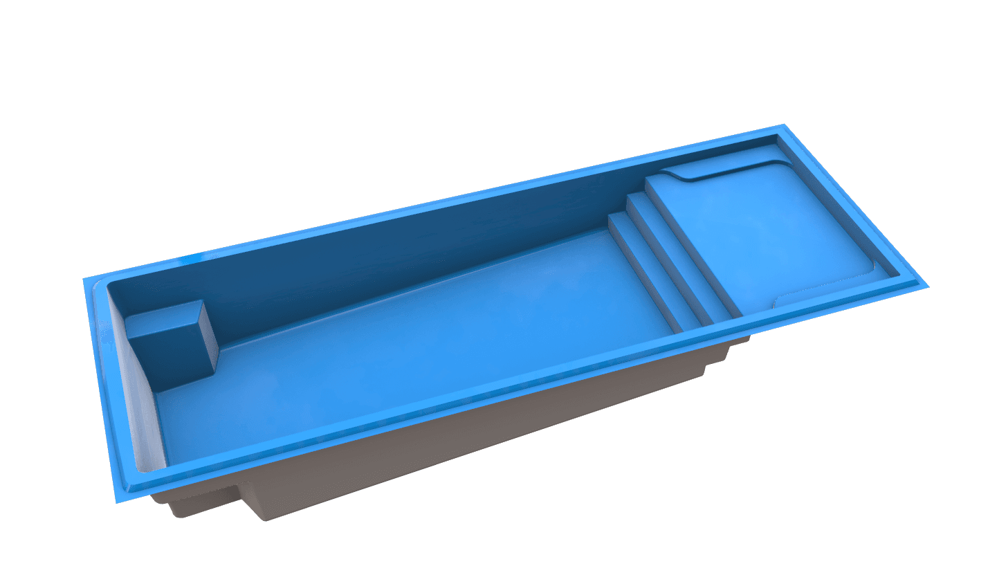 Colombian Beach 3D model render 2