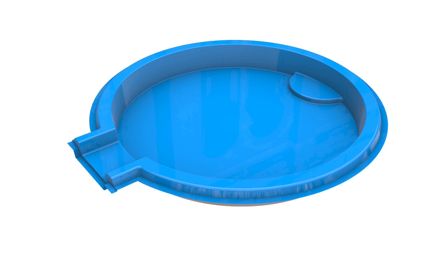 Natal Ledge 3D model render 2