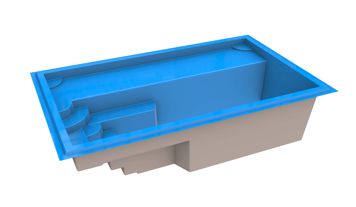 Neblina Beach 3D model render 3