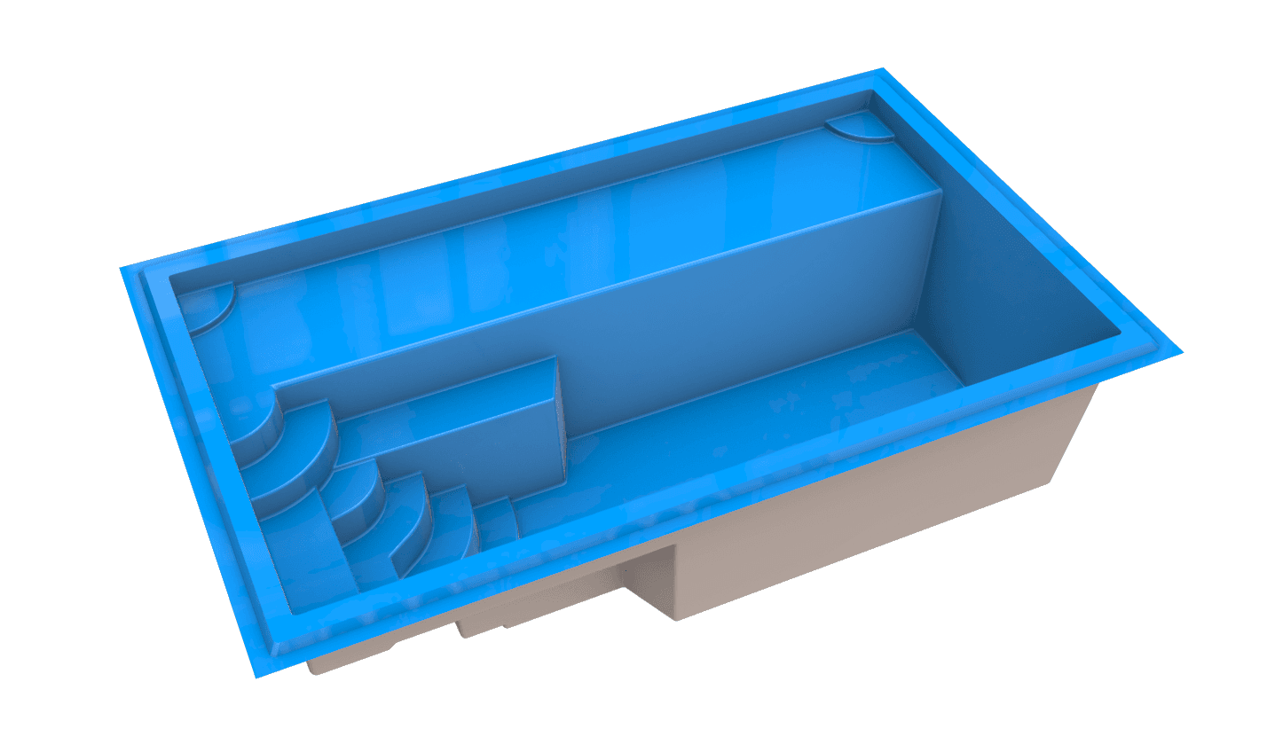 Neblina Beach 3D model render 2