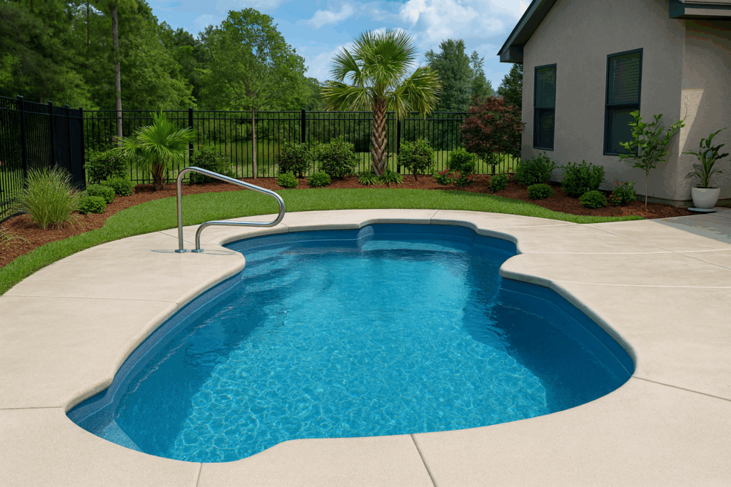 Fiberglass pool design preview